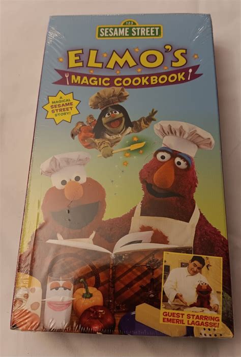 Sesame Street Elmos Magic Cookbook Vhs Grelly Usa