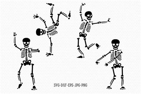 Skeleton Funny Dance SVG Skeleton SVG Halloween Skeleton Flossing Svg