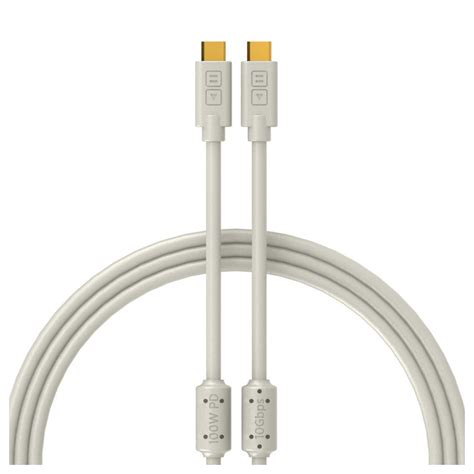 DJ Tech Tools Chroma Cable USB C C White At Gear4music