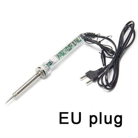 60W Electric Soldering Iron Adjustable Temperature Ceramic Heater LCD