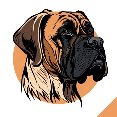 Premium Vector | A dog with a big nose