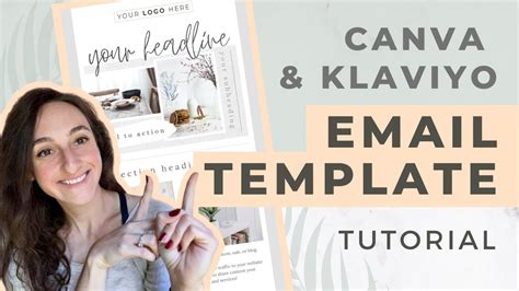 Klaviyo Canva Email Template Tutorial Thirty One Palms Studio YouTube