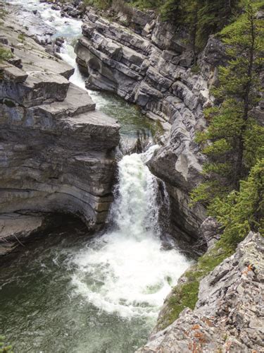 Cataract Creek Titan Falls Kananaskis Trails