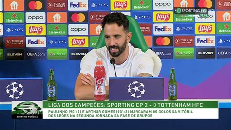 Conferência de Imprensa de RÚBEN AMORIM SPORTING CP 2 0 Tottenham