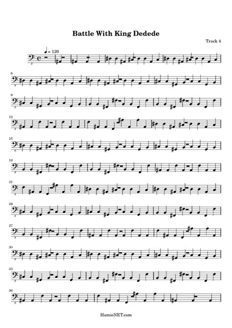 Battle With King Dedede Sheet Music Battle With King Dedede Score