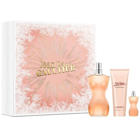 Fragancia Set Jean Paul Gaultier Classique Edt 100 Ml Body Lotion 75 Ml Mini 6ml Para Mujer