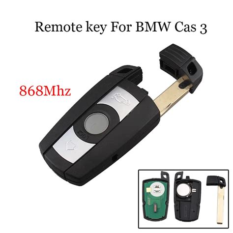 3 Button 868MHz Smart Remote Key For BMW Cas3 System E60 E61 E70 E71