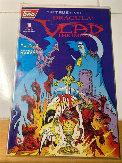 Topps Comics Dracula Vlad The Impaler Of Htf Sealed Brand New