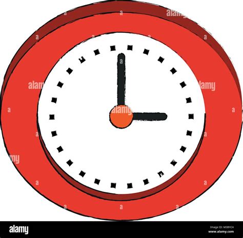 Wall Clock Isolated Stock Vector Image And Art Alamy