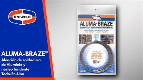 Aluma Braze Aleaci N De Soldadura De Aluminio Con N Cleo Fundente Todo