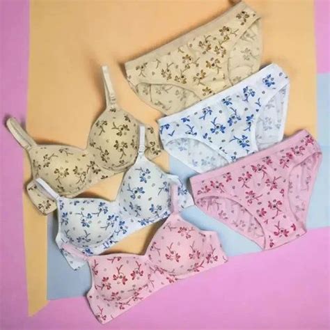Pure Cotton Floral Women Lingerie Set At Piece In New Delhi ID
