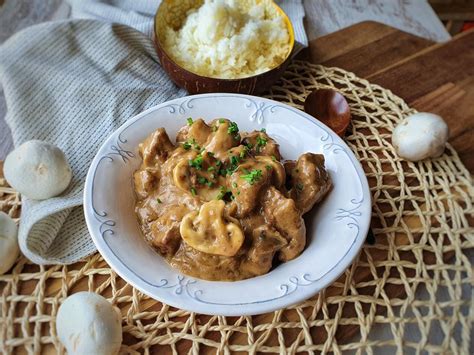 Ternera Strogonoff La Carne En Salsa De Champiñones Que Te Hará