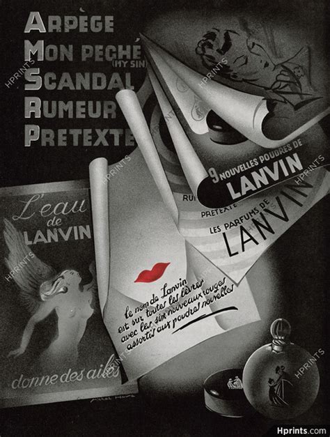 Lanvin Perfumes P Original Adverts And Images