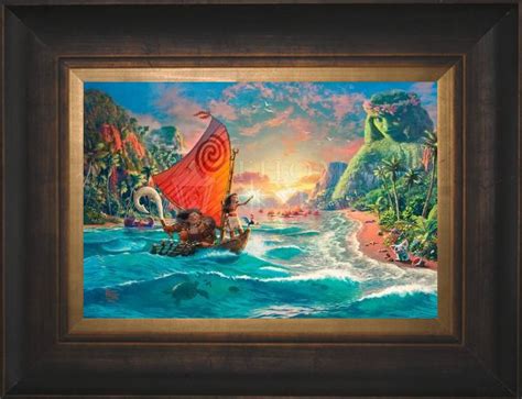 Disney Moana Thomas Kinkade Gallery Of Murfreesboro