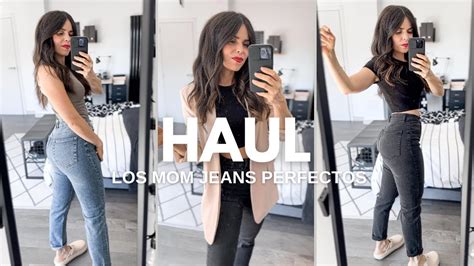 SUPER HAUL Try On H M ZARA PULL BEAR Los Mejores Mom Jeans