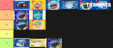 Oreo Flavors Tier List Community Rankings Tiermaker