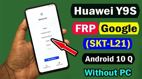 Huawei Y9s SKT L21 FRP Bypass Google Account Bypass Android 10 EMUI