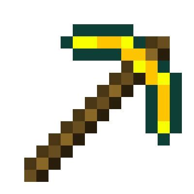 lucky pickaxe | Minecraft Items | Tynker