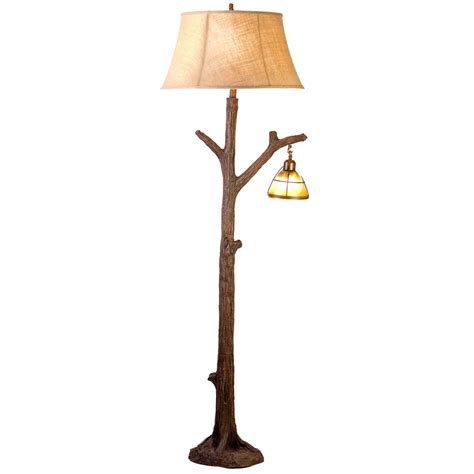 Tree Floor Lamp with NightLight | Black Forest Decor