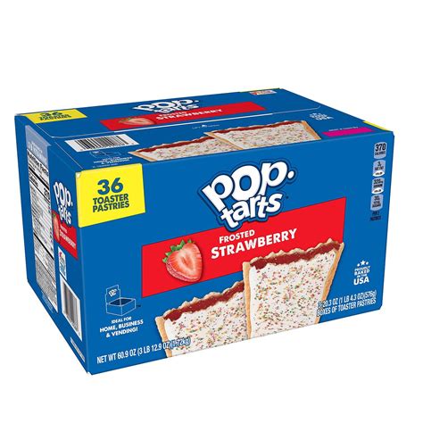 Pop Tarts Toaster Pastries Frosted Strawberry Ct Walmart