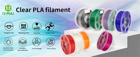 Amazon Iemai Clear Pla Filament Mm Bundle High Light