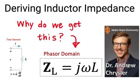 Derivation Of Inductor Impedance Youtube