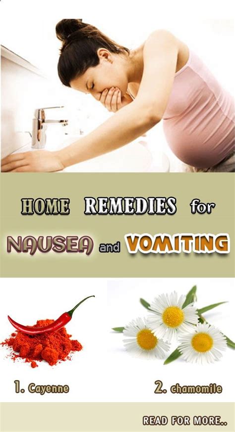 Home Remedies For Nausea And Vomiting Remedies For Nausea Home