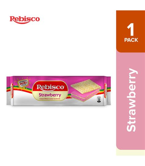 REBISCO SANDWICH STRAWBERRY 32G X 10PCS