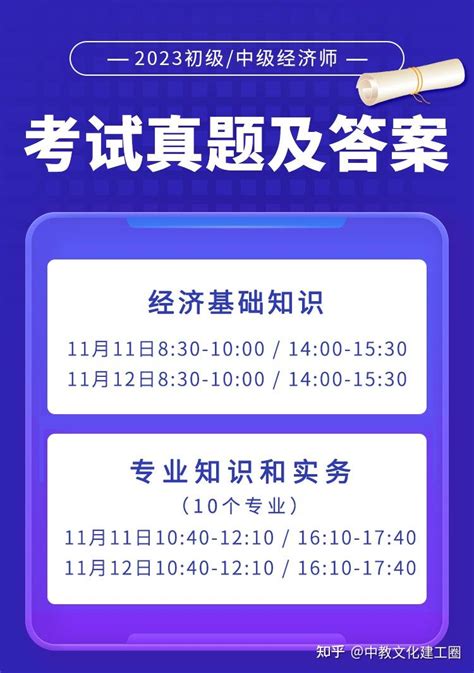 2023年初中级经济师《经济基础知识》考后答案及真题解析！ 知乎