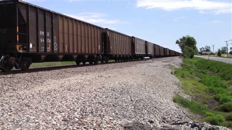 Bnsf Empty Rwsx Coal Train Youtube