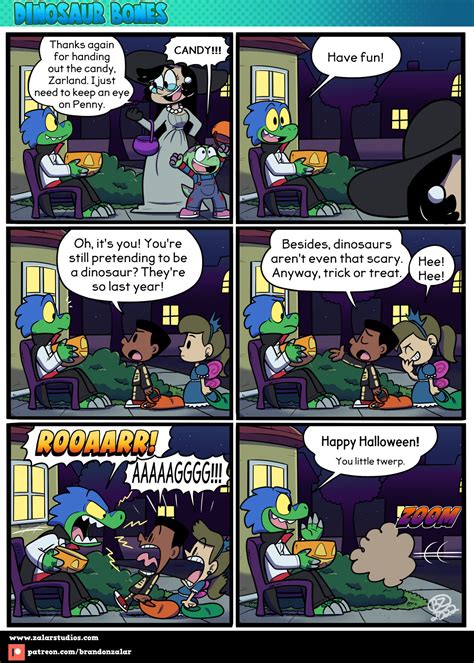 Dinosaur Bones: Trick or Treat by Jurassiczalar on DeviantArt