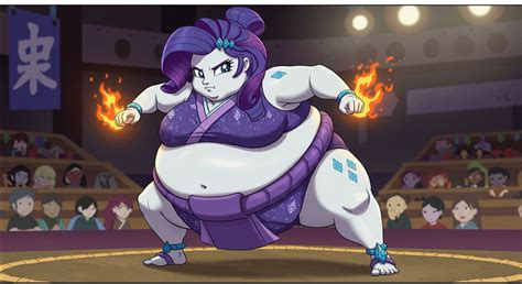 Rarity (EQG) Sumo Wrestler (AI) 6 by SailorReiMars on DeviantArt