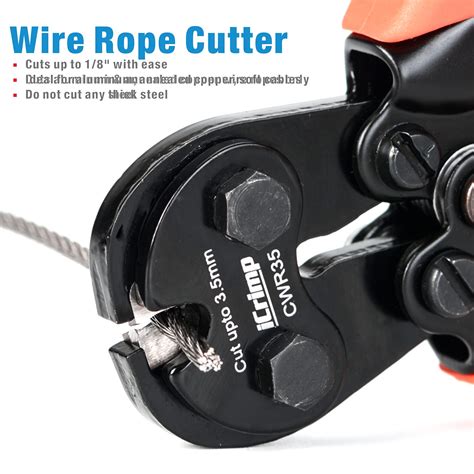 Iwiss Wire Rope Crimping Tool For Aluminum Crimping Loop Sleeve Two