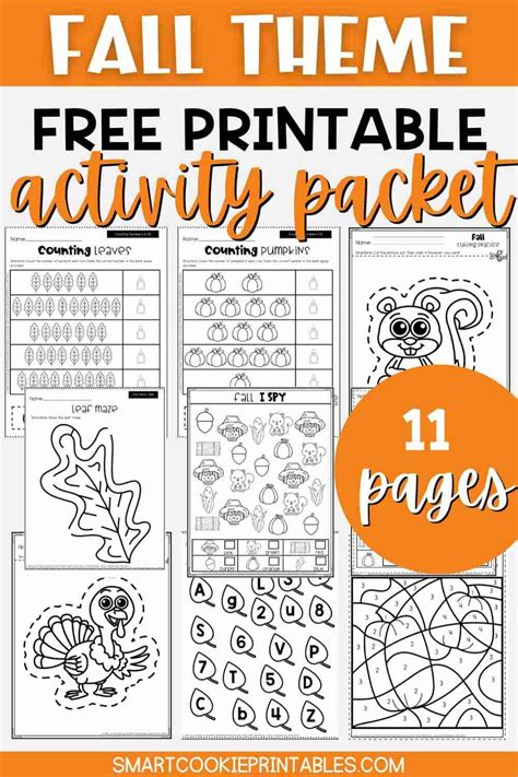 11 Free Fall Printable Worksheet Activities For Preschool Smart