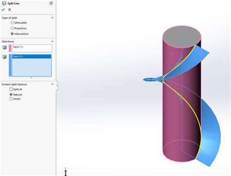 Three Ways To Use Split Line In Solidworks Trimech Store