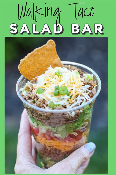 How To Make A Walking Taco Salad Bar Lydi Out Loud