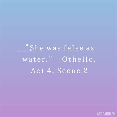 Othello Famous Quotes Abcradio Fm