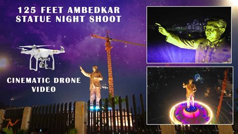 Worlds Tallest 125 Feet Dr B R Ambedkar Statue Laser Light Show