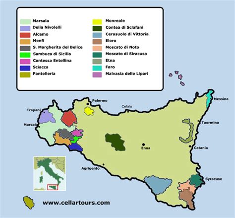 Revista Eno Estilo Mapas Do Vinho Sicilia It Lia