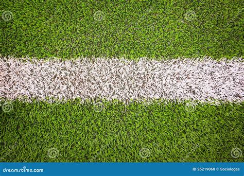 Soccer Field Detail Stock Photo Image Of Leisure Plastic 26219068