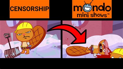 CENSORSHIP IN HAPPY TREE FRIENDS GOOD ENDINGS AND OTHER EPISODES