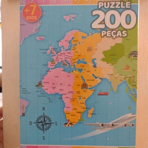 Quebra Cabe A Puzzle Hor Rios Do Mundo Pe As Jogo De Tabuleiro