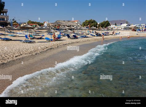 Hersonissos beach crete hi-res stock photography and images - Alamy