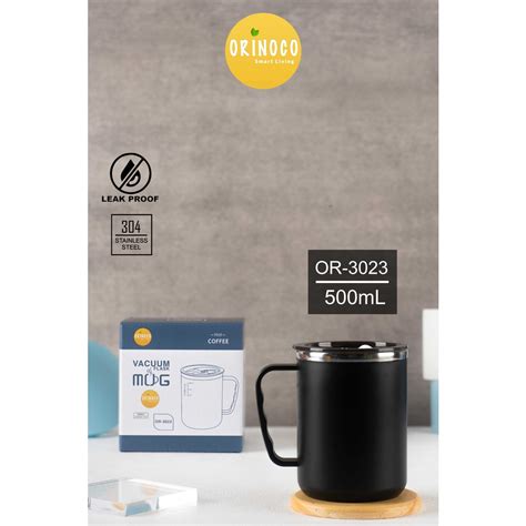 Jual Orinoco Mug Gelas Kopi Teh Stainless 500ml Coffe Cup Vacuum Flask Mug Office With Vent Hole