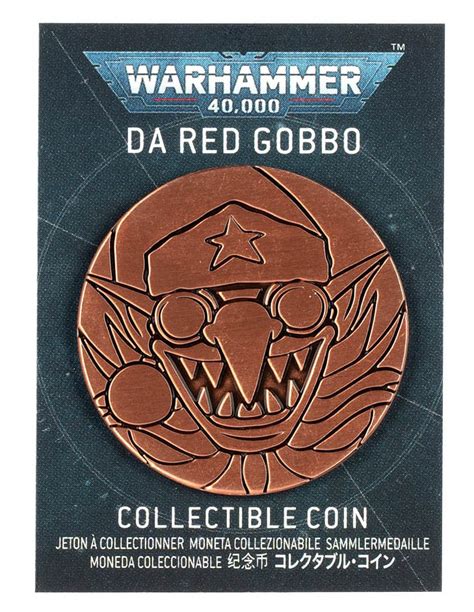 Games Workshop: Da Red Gobbo Collectible Coin & Free Monthly Miniatures ...