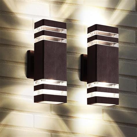 Zsmaiku Outdoor Wall Lights Exterior Lights For House Brown Modern