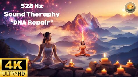 ️528 Hz Transform Your Dna With 528 Hz Repair Meditation Youtube