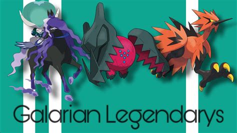 Legendary Pokemon of galar region | HD60FPS - YouTube