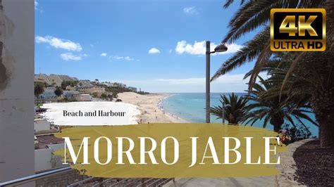 Morro Jable 4K Harbor Beach Walk Fuerteventura YouTube