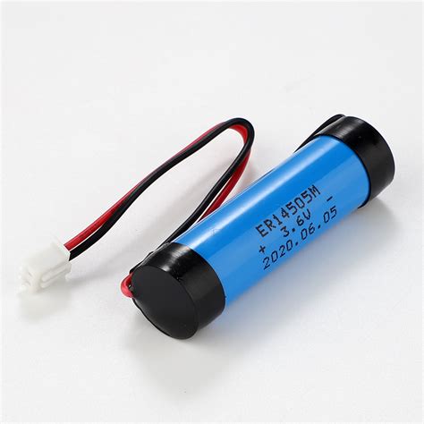 3 6V Lithium SOCL2 ER14505 Battery 2200mAh With Plug Soshine